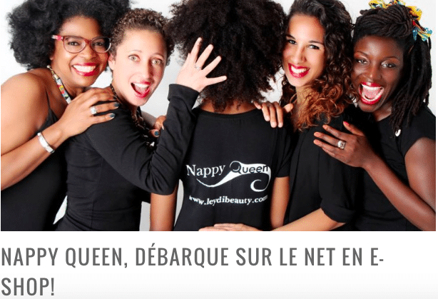 Nappy Queen lance un site internet marchand